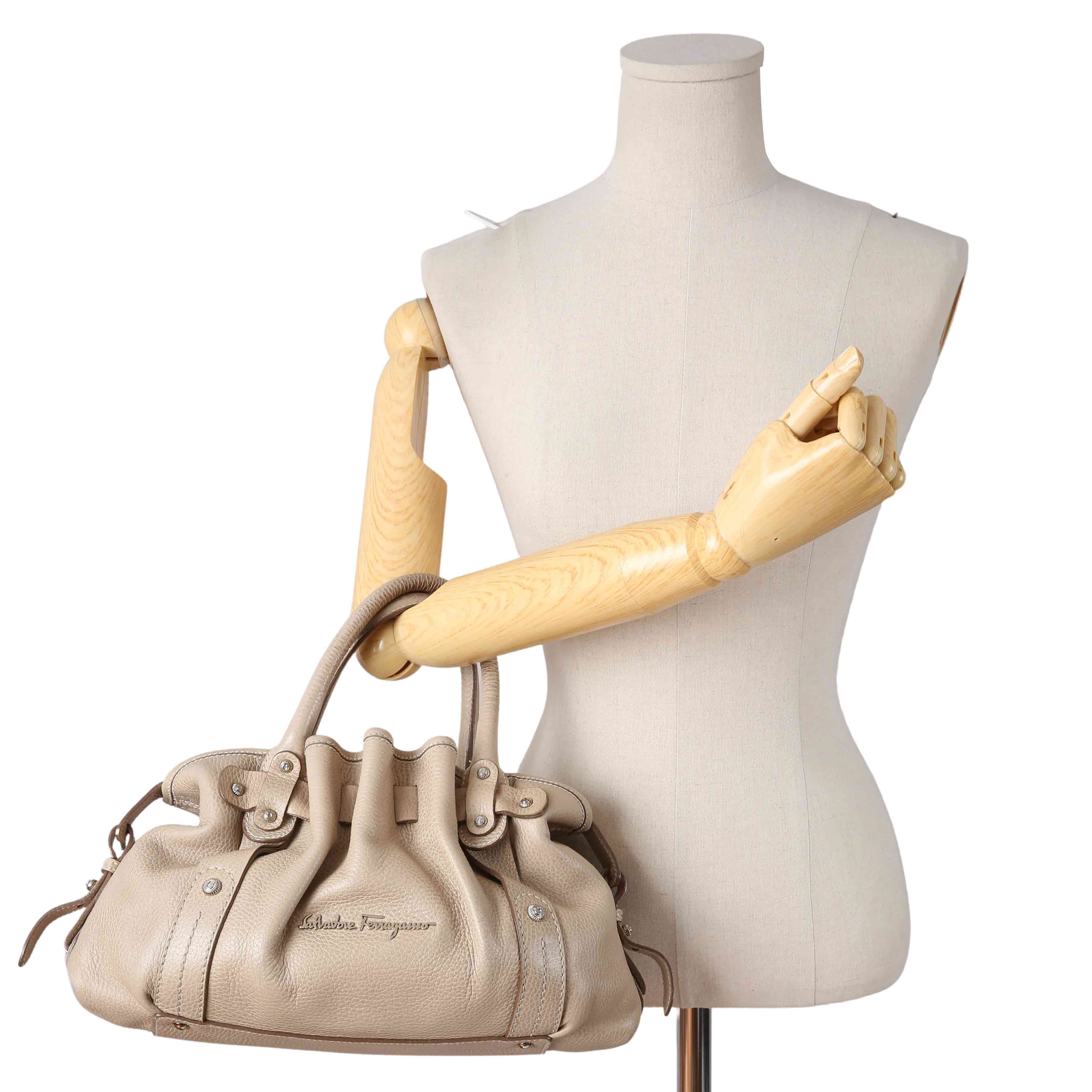 FERRAGAMO(USED)페레가모 레더 토트백